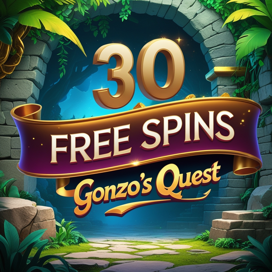 30 free spins in Gonzo’s Quest